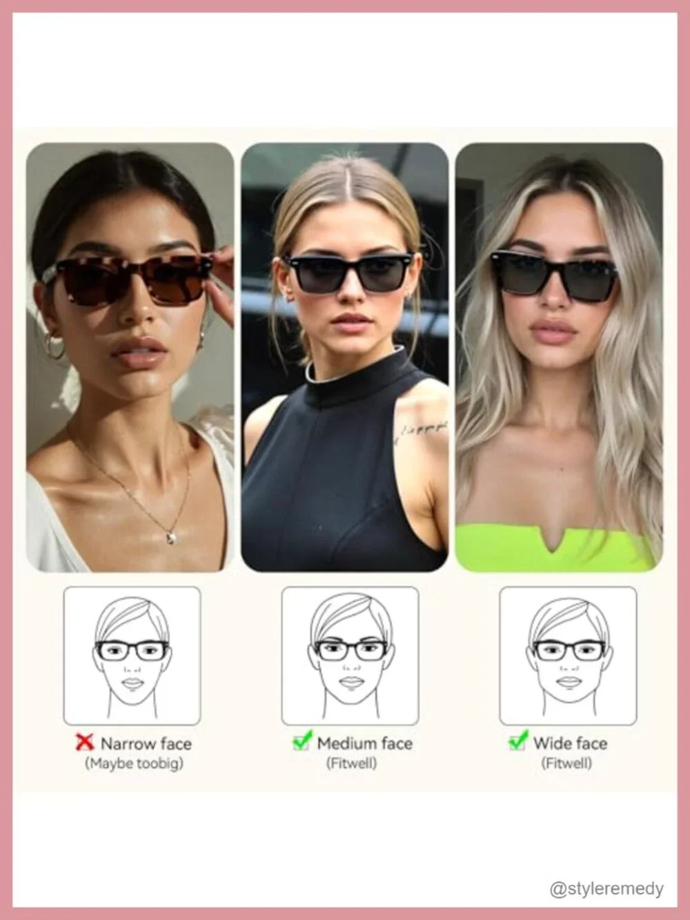 Polarized Rectangle Sunglasses for Women Men Square Small Acetate Frame Fashion